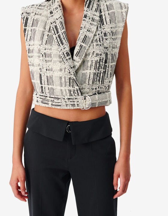 QUIRA SLEEVELESS JACKET